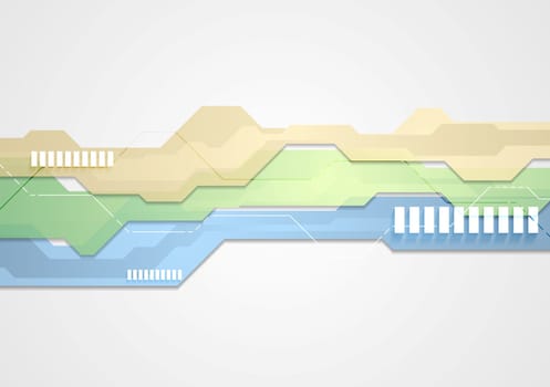 Abstract elegant technology vector background
