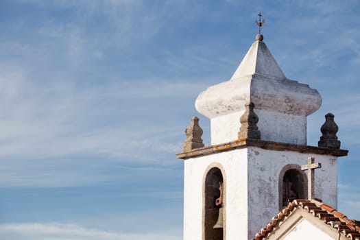 Emblematic whitewashed architecture in Marvao, Alentejo, Portalegre, Portugal