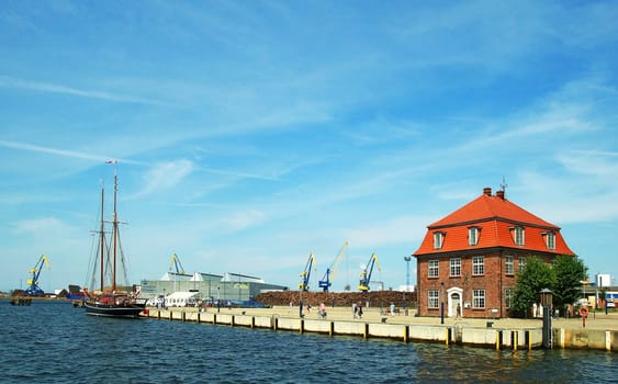 Hafen Hansestadt Wismar Deutschland / Port Hanseatic City Wismar Germany