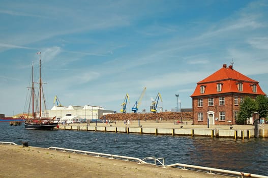 Hafen Hansestadt Wismar Deutschland / Port Hanseatic City Wismar Germany