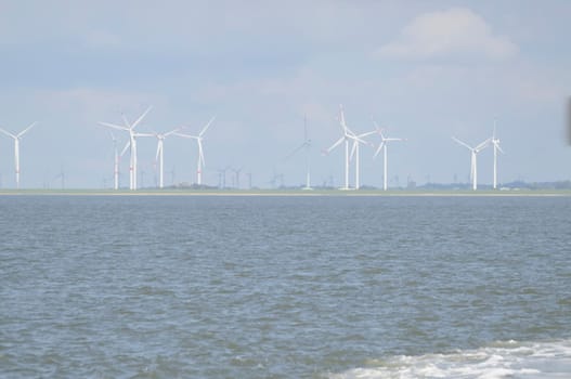 North Sea wind turbines