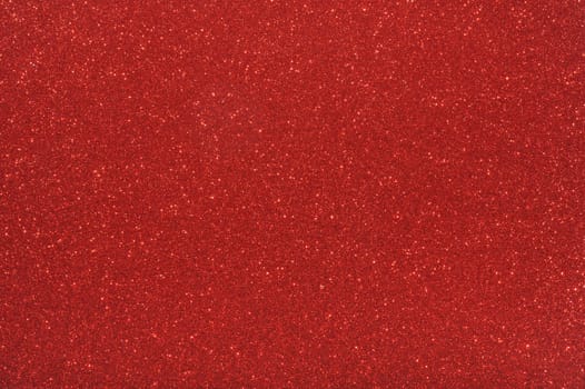 bright bright red glitter-hinte