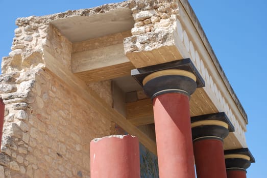 Palace Knossos Greece Island Crete Europe