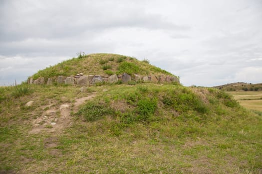 Chicken tomb at the southern tip of the island of Langeland,near Bagenkop