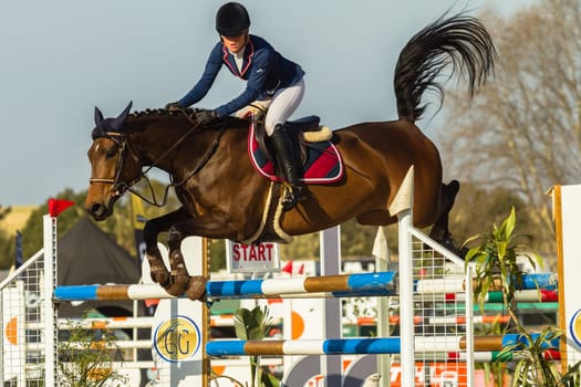 Horse Jumping Nationals Championship  scenes and close-up action of riders men woman at Shongweni Hillcrest outside Durban South Africa  10th Aug 2014