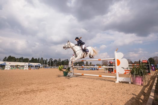 Horse Jumping Nationals Championship  scenes and close-up action of riders men woman at Shongweni Hillcrest outside Durban South Africa  10th Aug 2014