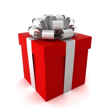 gift - 3d render on white