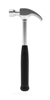 Hammer. 3d illustration on white background