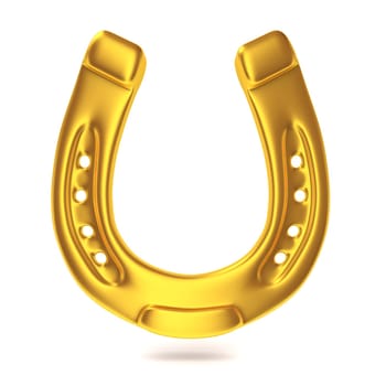 Horseshoe. 3d illustration on white background