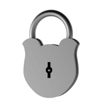 3d render of lock