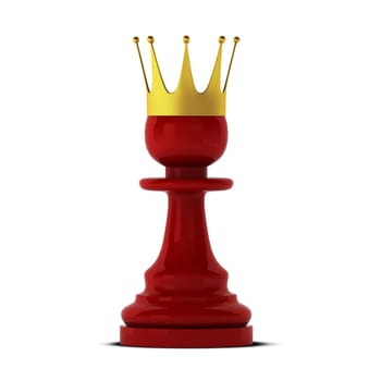 3d render of pawn