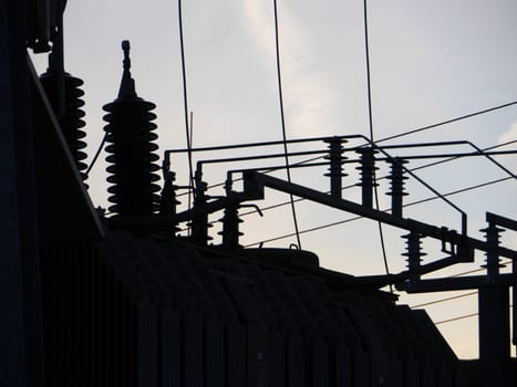Electrical insulators in a substation