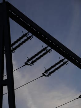 Electrical insulators in a substation