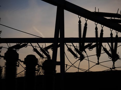 Electrical insulators in a substation