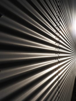 corrugated metal warehouse facade abstract