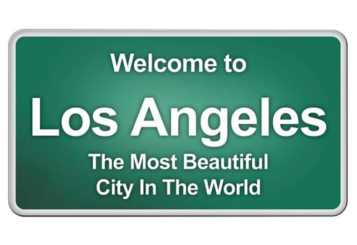 Green village sign with friendly Greetings