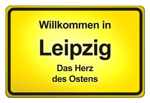 A yellow entrance sign with friendly welcome - Welcome