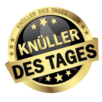Button with banner - Knüller des Tages