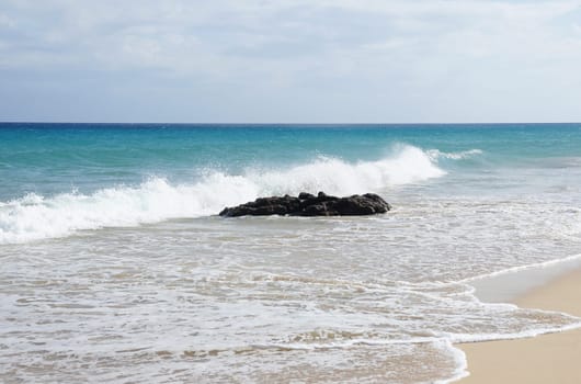 Sandy beach in Fuerteventura