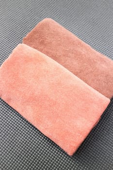 Couple of micro fiber face towel, stock photo