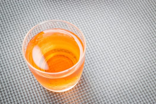 Close up glass of fresh mix fruit juice, stock photo