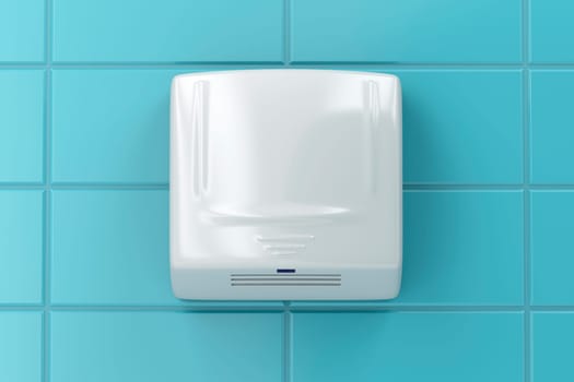 Hand dryer in public toilet