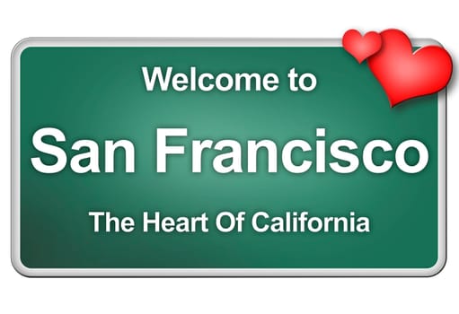 Green village sign with friendly Greetings