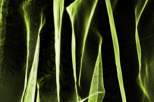 A close up shot of rumpled fabric