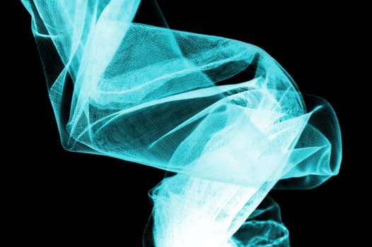 A close up shot of rumpled fabric
