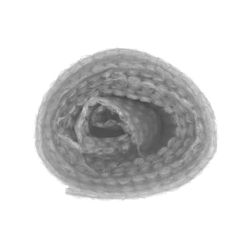 A close up shot of bubble wrap
