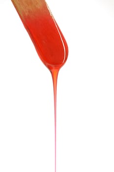 A close up shot of hair removal wax