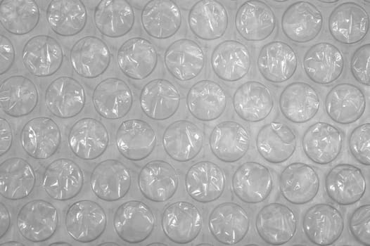 A close up shot of bubble wrap