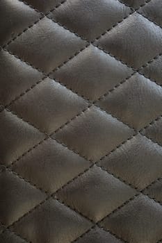 A close up shot of a leather pattern