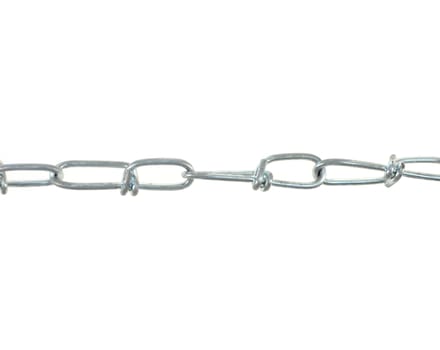 A close up shot of a metal chain