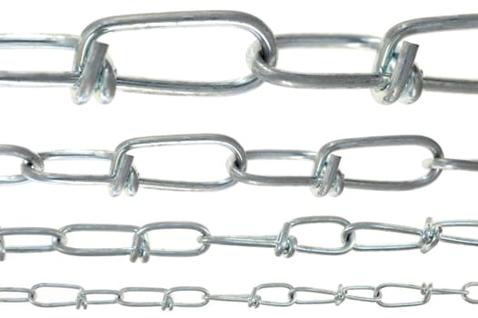 A close up shot of a metal chain