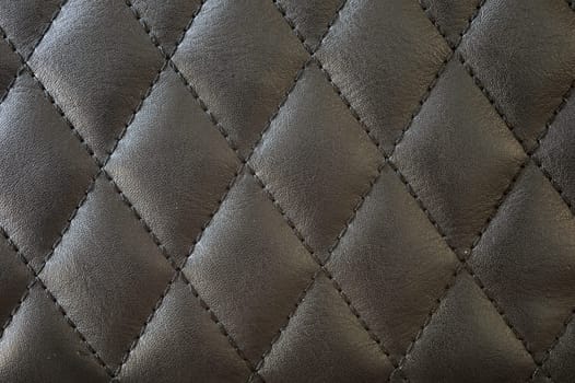 A close up shot of a leather pattern
