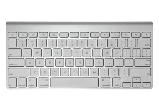 A close up shot of a computer keyboard
