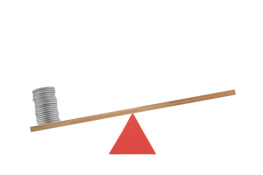 An abstract image of a set of balance scales