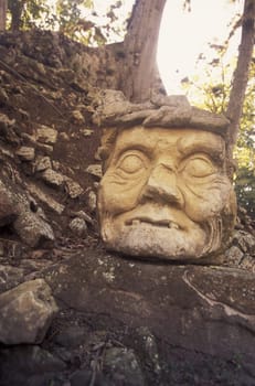 The Ruins of Copan in Honduras in Central America