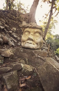 The Ruins of Copan in Honduras in Central America