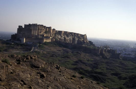 the Fort of the city of Jodhpur in the province of Rajasthan in India.