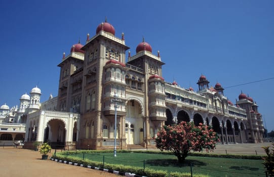 the Palace in the city of Mysore in the province of Karnataka in India.