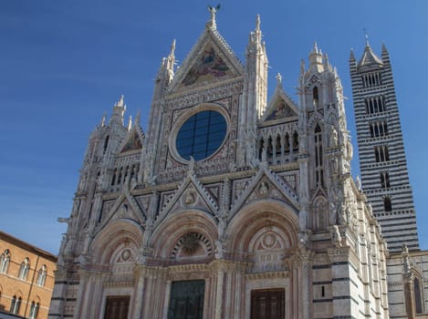 The gothic Cathedral of Siena (Tuscany, Italy)
