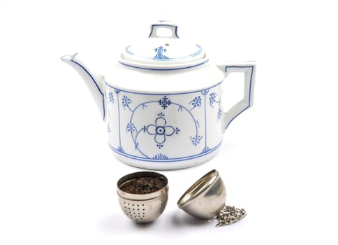 Teapot and tea egg