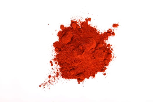 Pile of red paprika powder