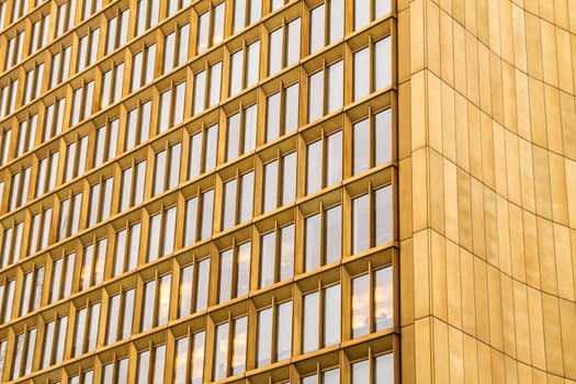 Office building background in Berlin, capital city of Germany .