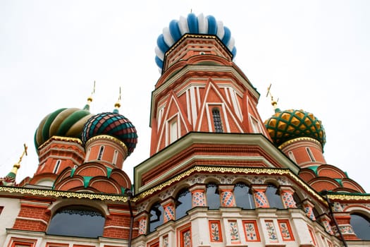 St Basil Cathedral in Moscow, in the Red Square.
