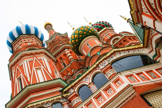 St Basil Cathedral in Moscow, in the Red Square.