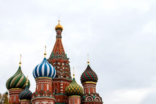 St Basil Cathedral in Moscow, in the Red Square.