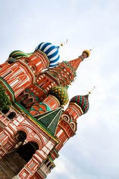 St Basil Cathedral in Moscow, in the Red Square.